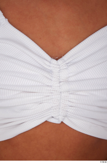 Suleika casual chest dressed white balloon sleeve crop blouse 0001.jpg
